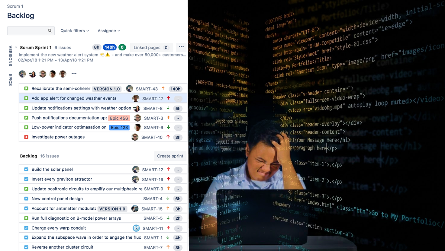 Quando a execução não acompanha a demanda